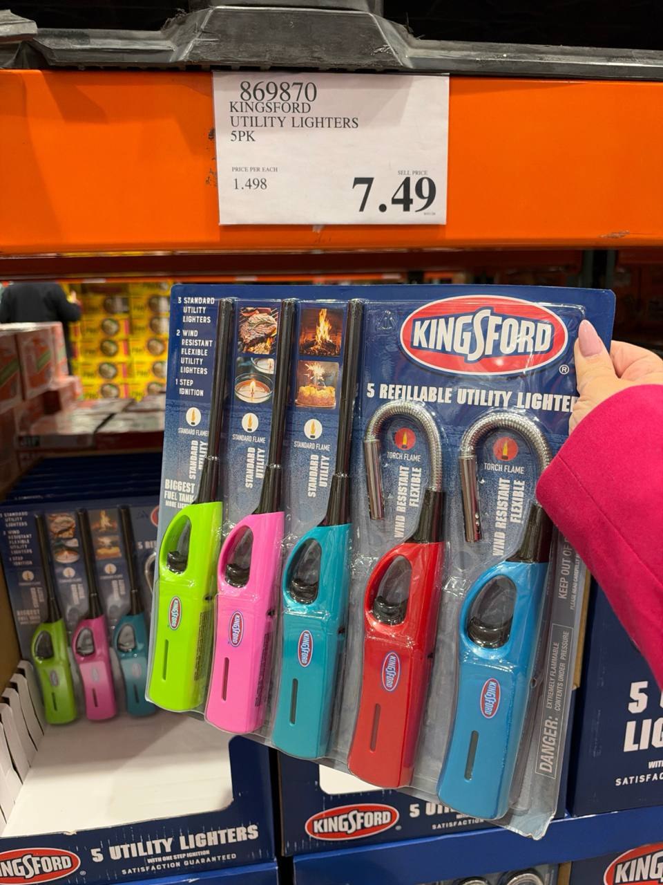 Costco - Kingsford 5 Refillable Utility Lighters
