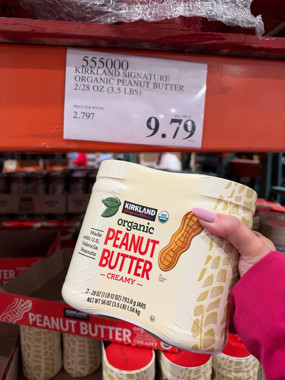 Costco - Kirkland Organic Peanut Butter