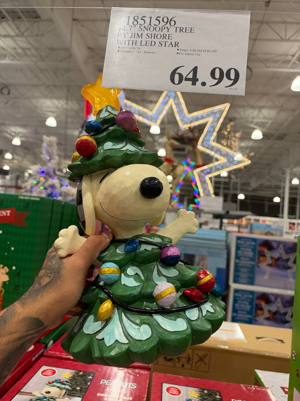 Costco - Snoopy Decoração Natalina