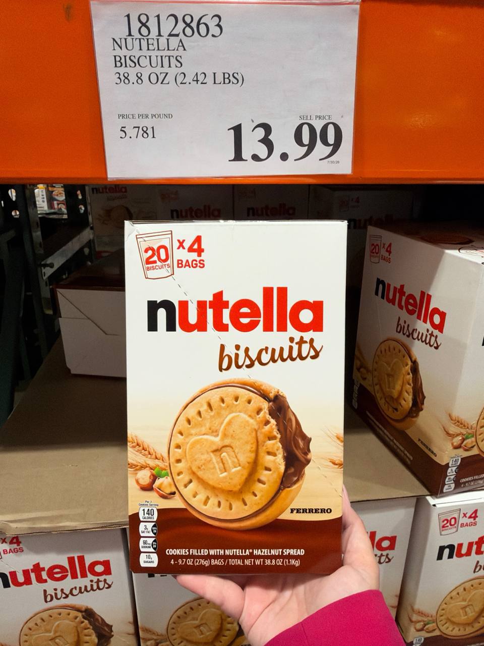Costco - Nutella Biscuits