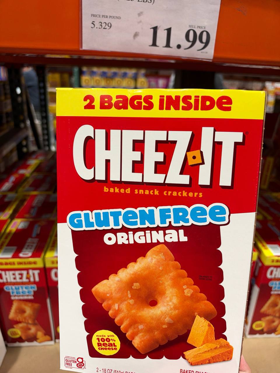 Costco - Cheez It Gluten Free