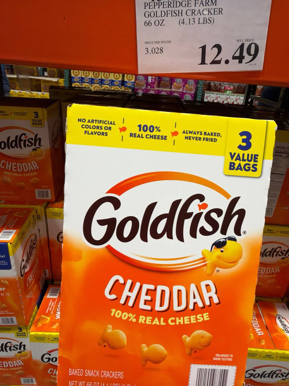 Costco - Golden Fish Cheddar