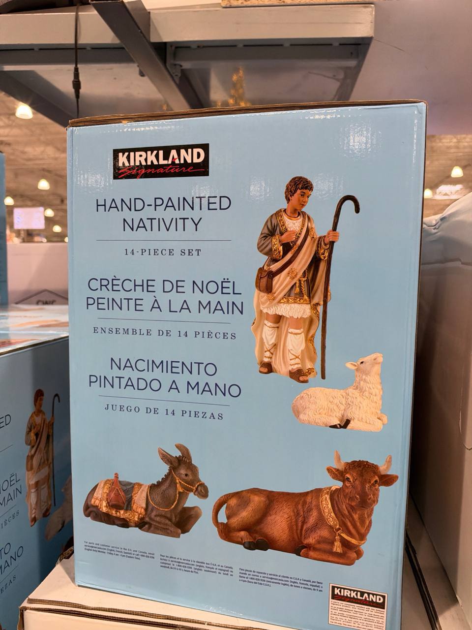 Costco - Hand - Painted Nativity - Decoração Natal