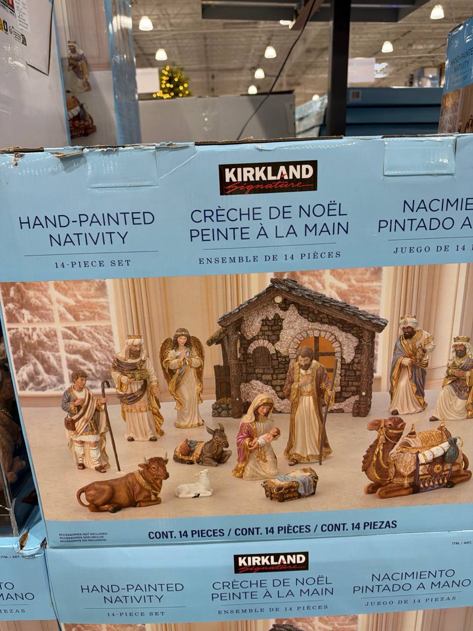 Costco - Hand - Painted Nativity - Decoração Natal
