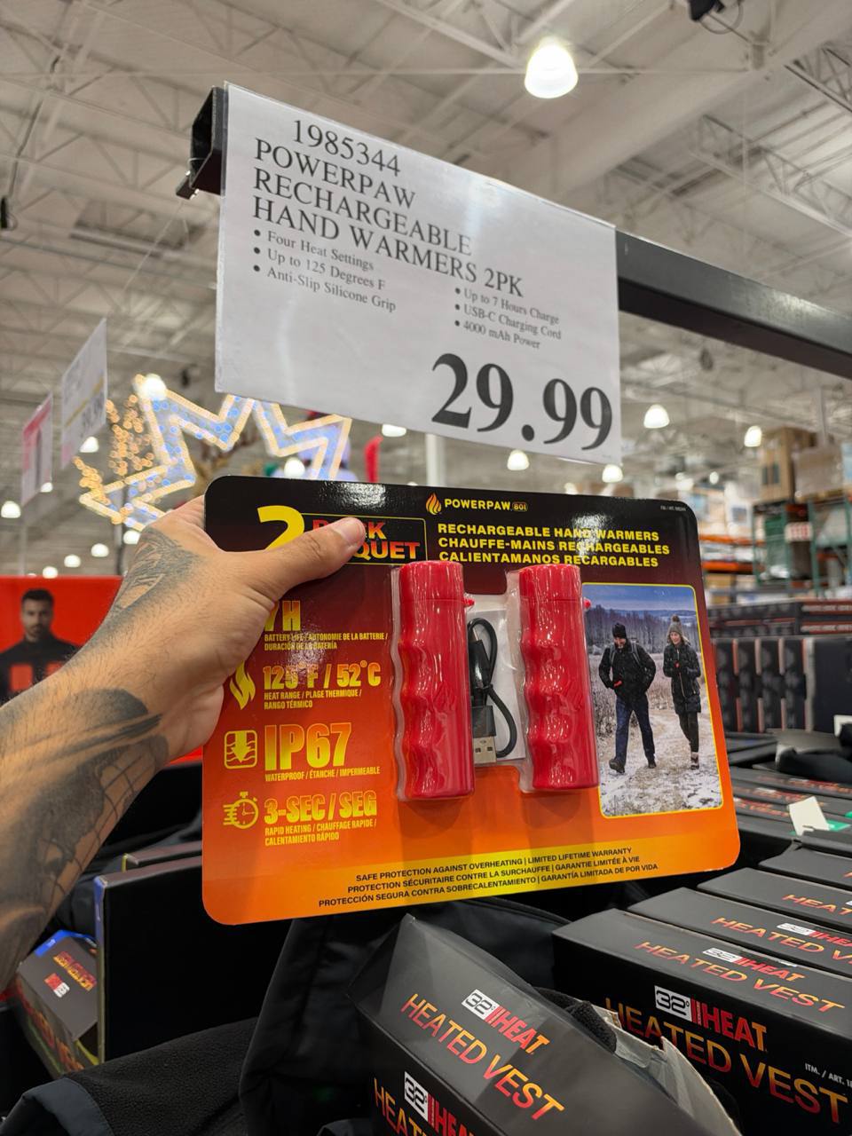 Costco- Powerpaw Rechargeable hand Warmers