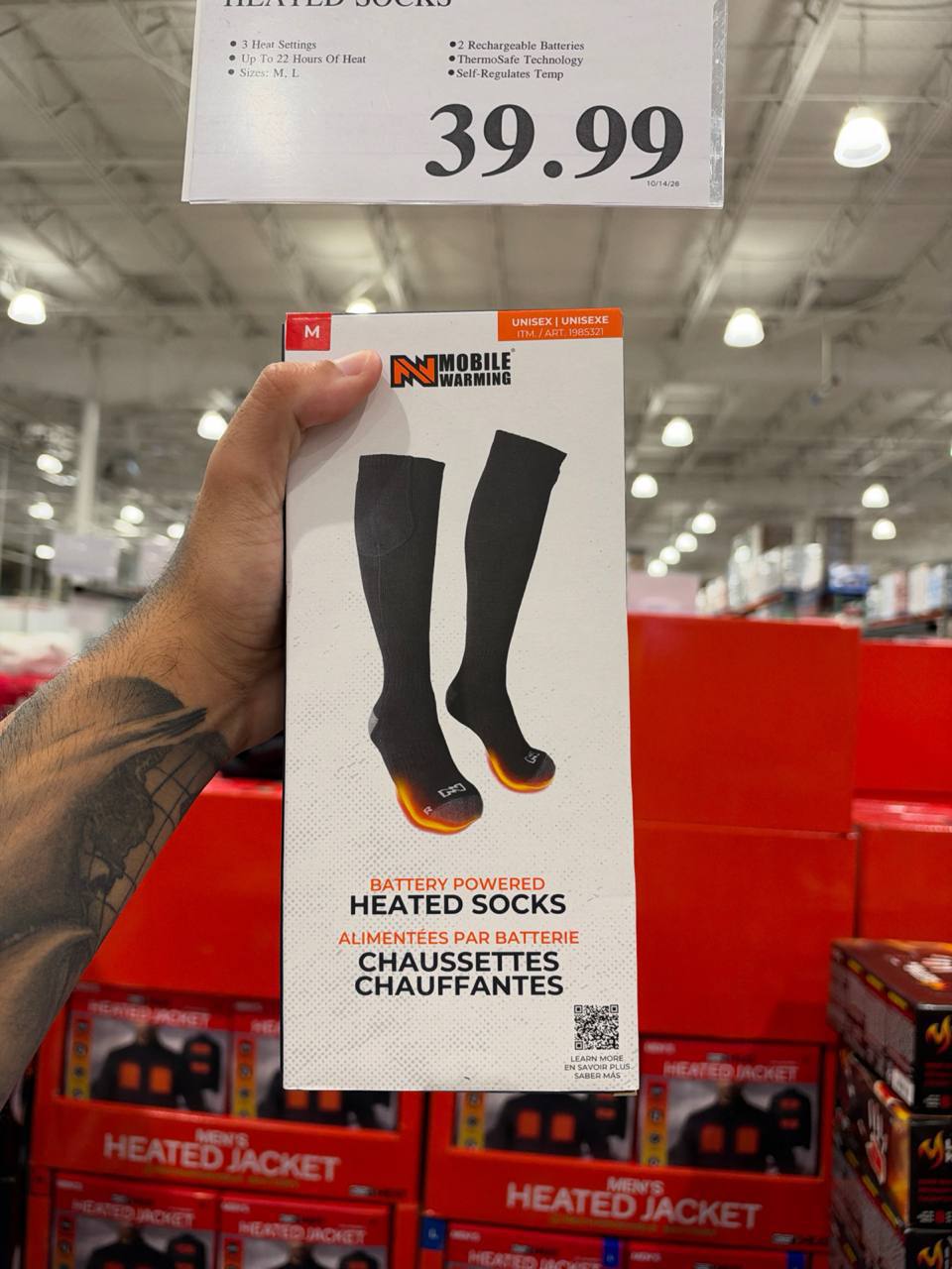 Costco - Heated Socks