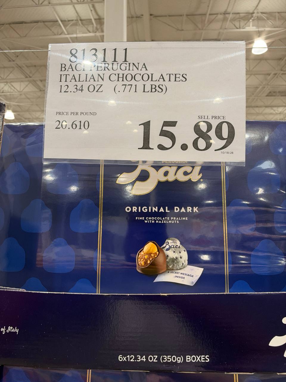 Costco - Baci Original Dark
