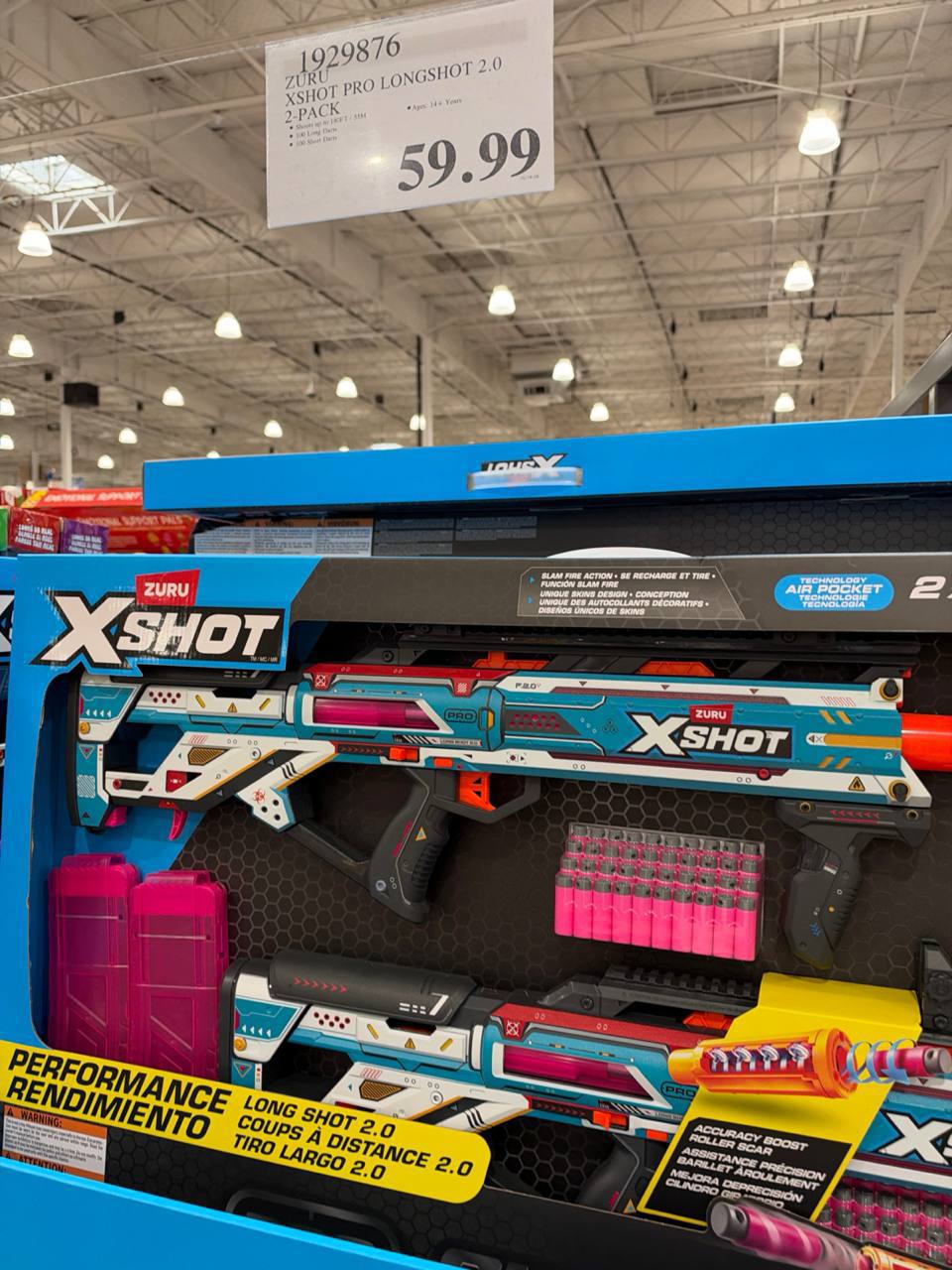 Costco - Zuru X-Shot Pro Longshot 2.0 (2-Pack)