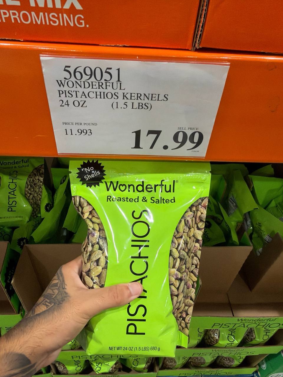 Costco - Wonderful Pistachios