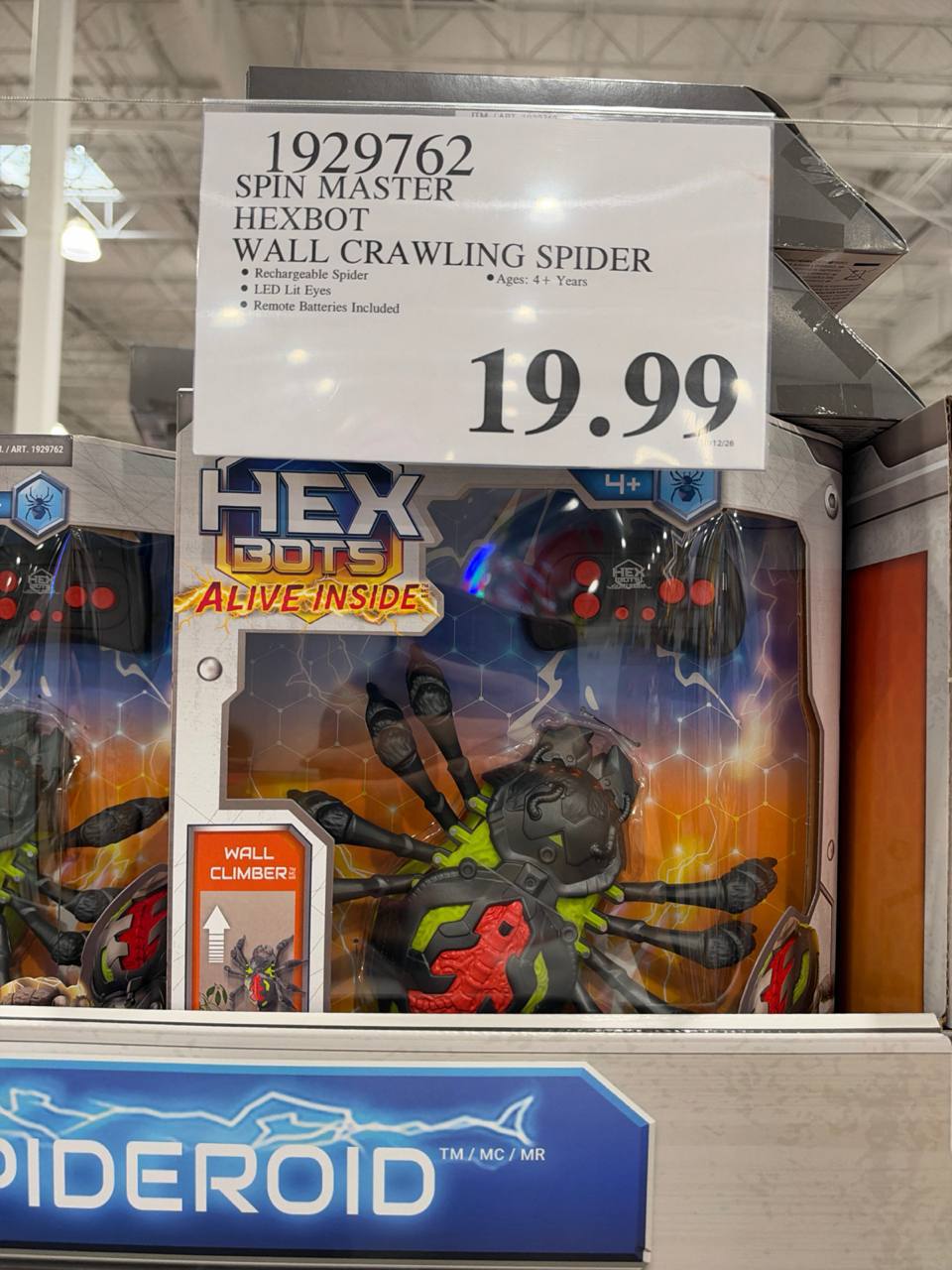 Costco - Hex Bots Wall Crawling Spider