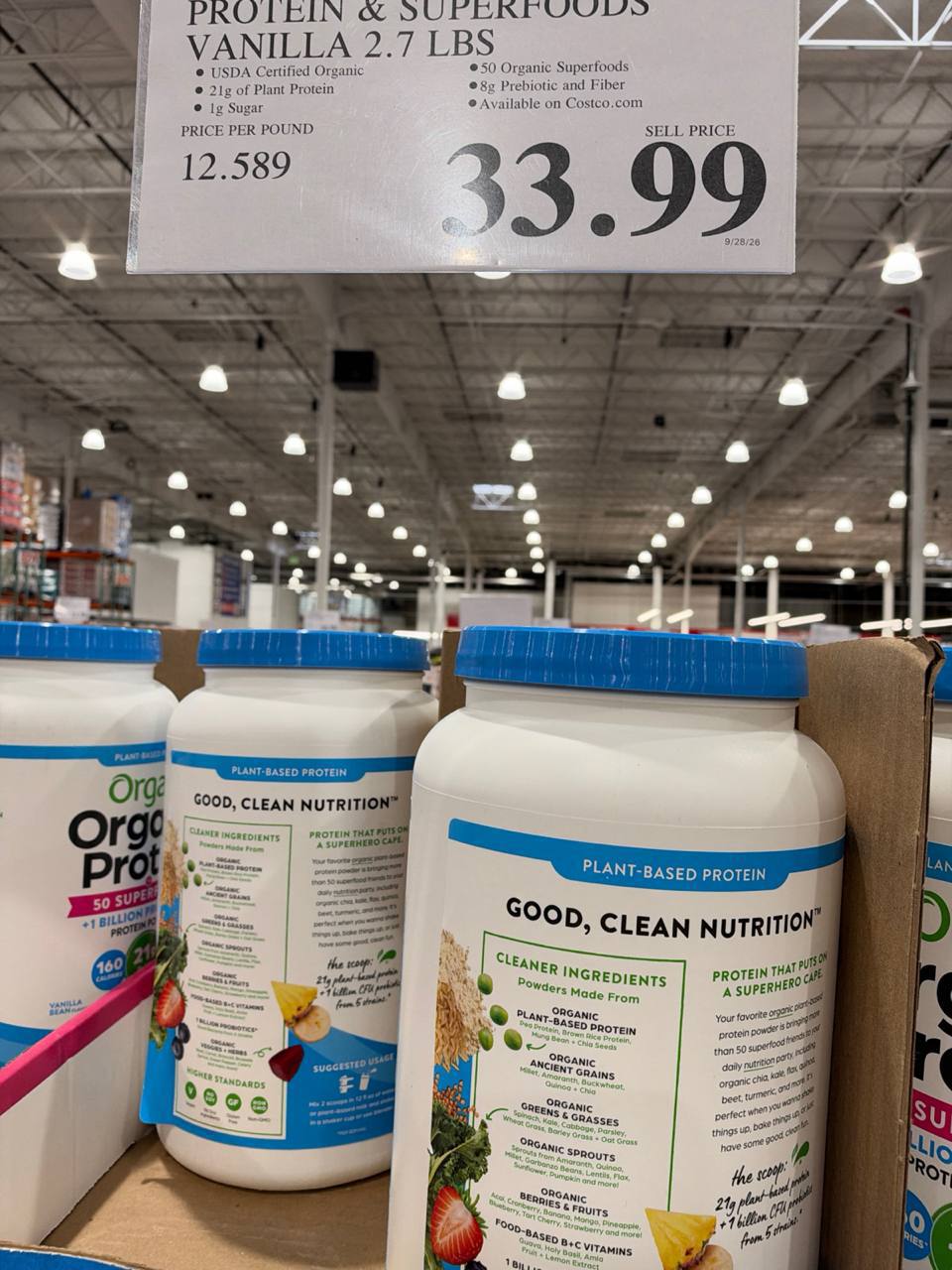 Costco - Whey Protein & Superfoods Vanilla