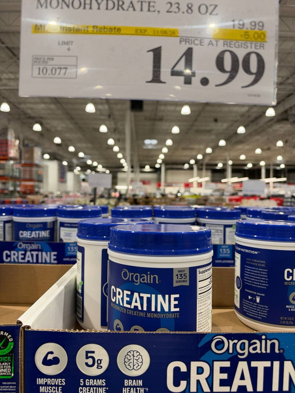 Costco - Orgain Creatine