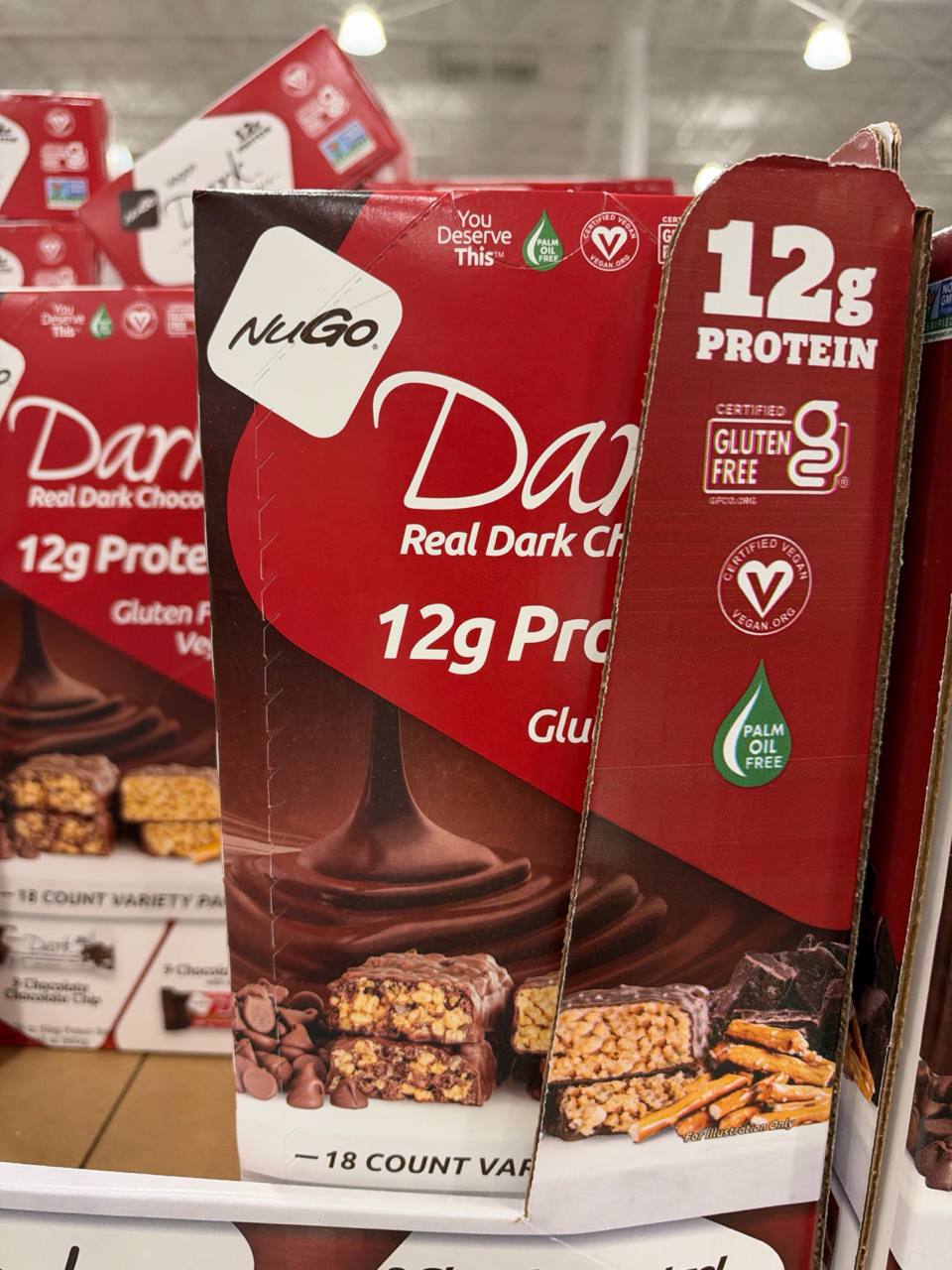 Costco - NuGo Dark Chocolate Vegan Protein Bar