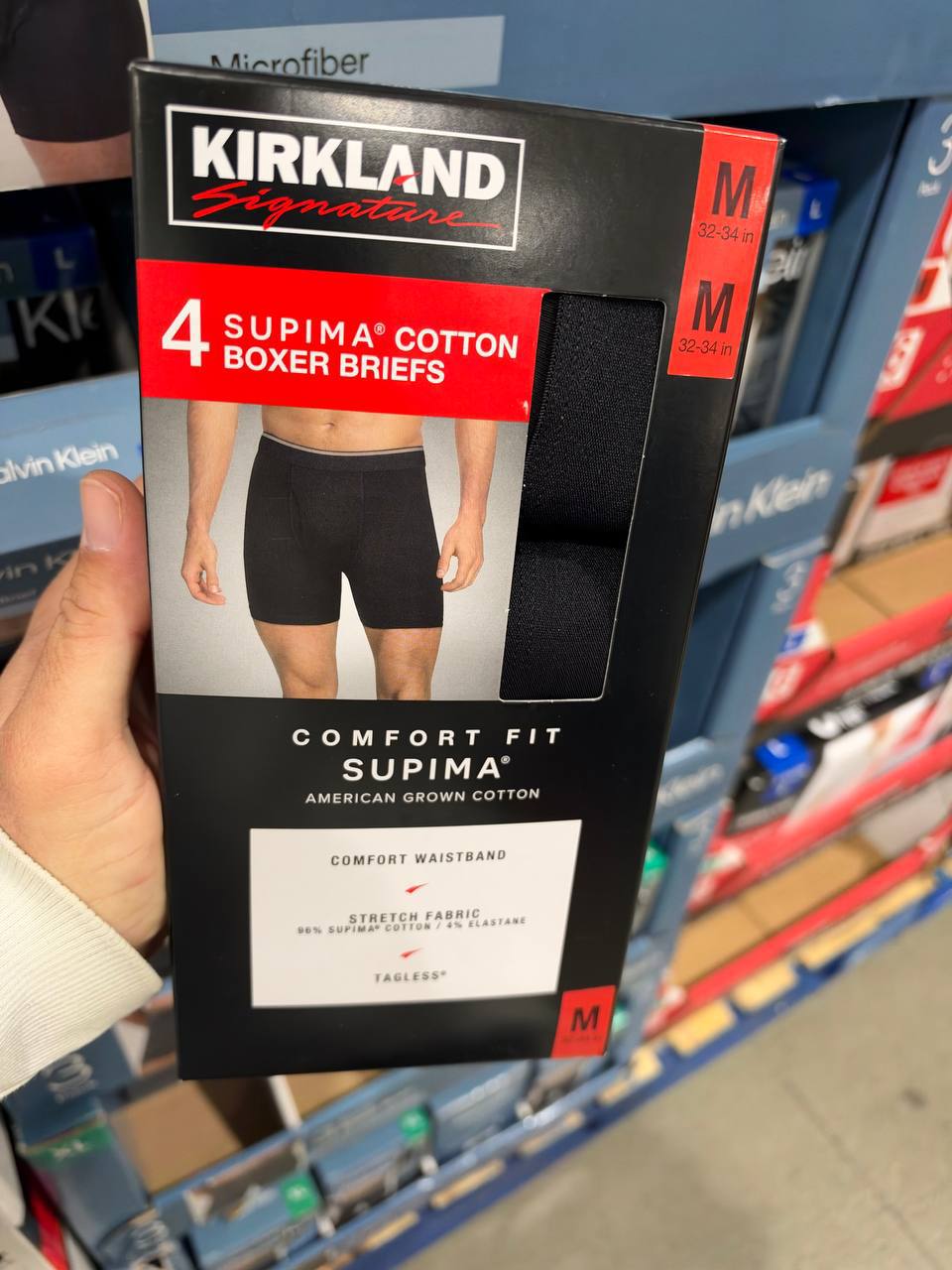 Costco -  Kirkland Comfort Fit Supima