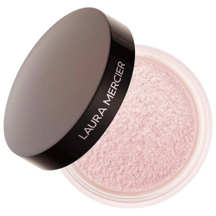 Laura Mercier Secret Brightening Color Correcting Longwear Under Eye Setting Powder- Color Soft Pink