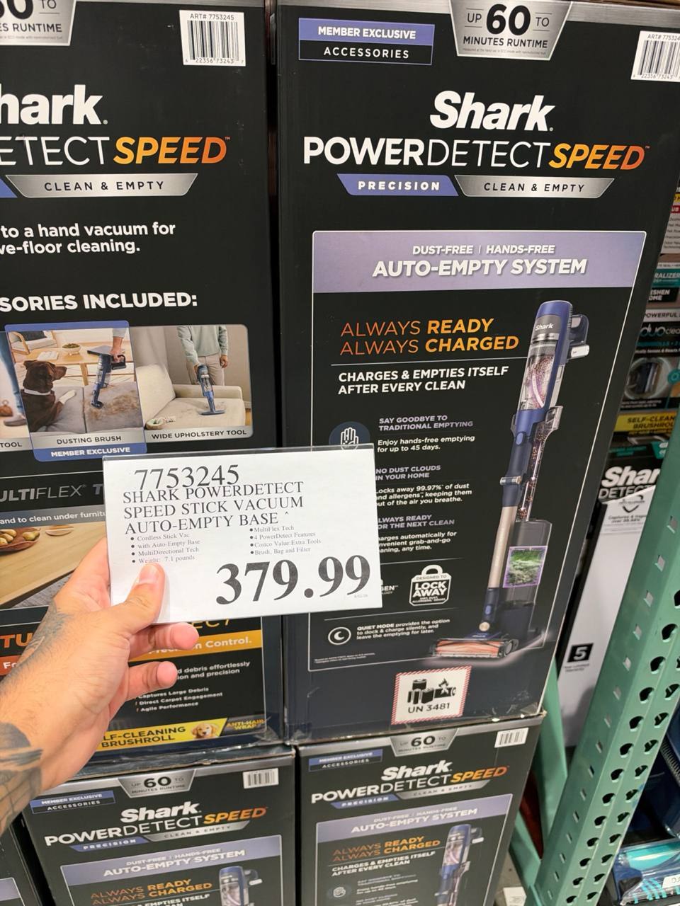 Costco - Shark Powerdetect Speed Stick Vacuum