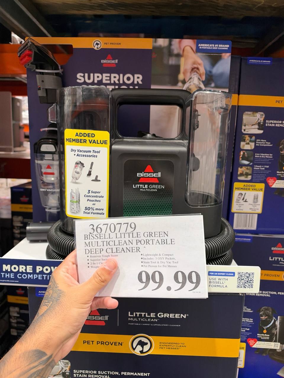Costco - Bissell Little Green Multiclean Portable Deep Cleaner