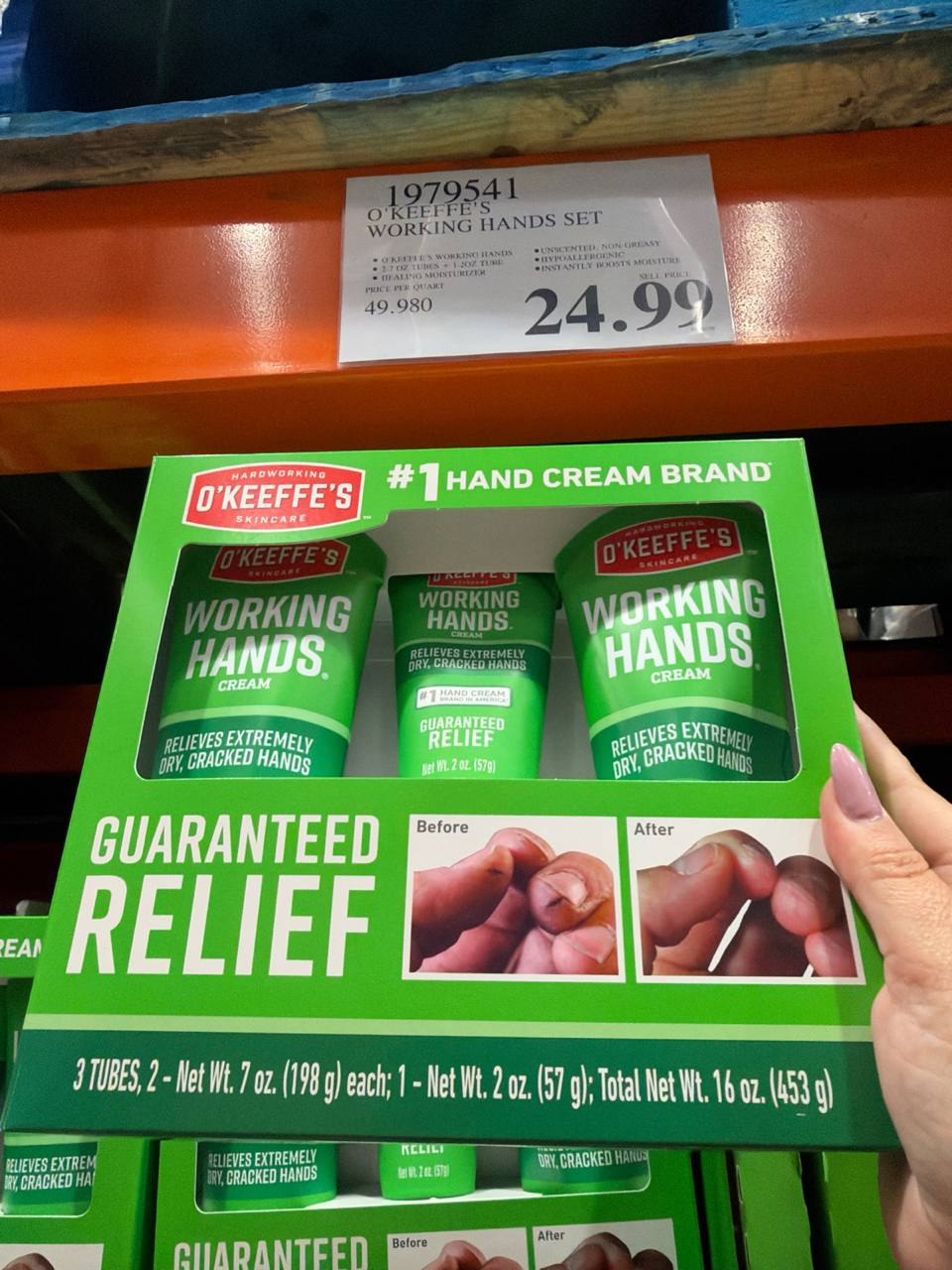Costco - O'Keeffe's Working Hands Set