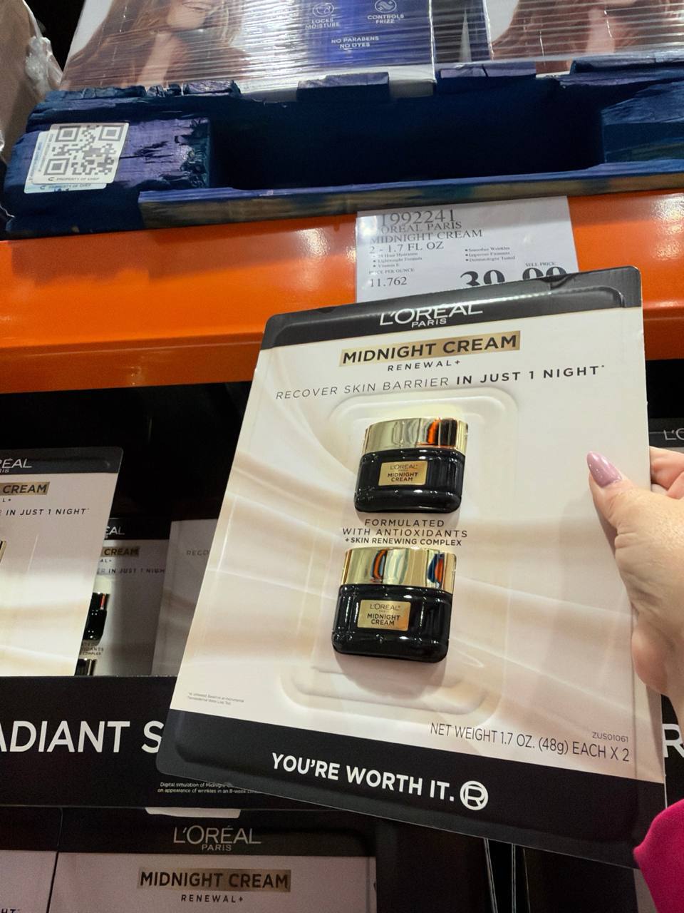 Costco- L’oreal Paris Midnight Cream