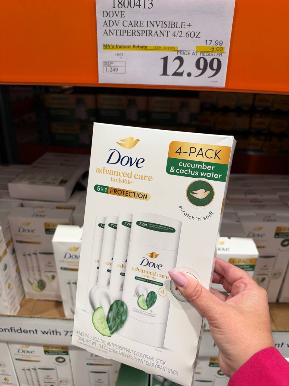 Costco - Dove Antiperspirant
