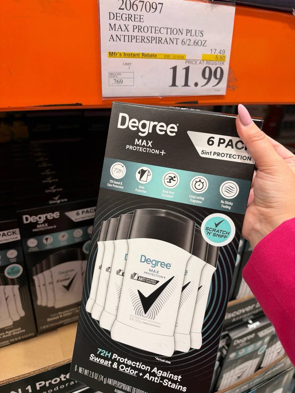 Costco - Degree Antiperspirant