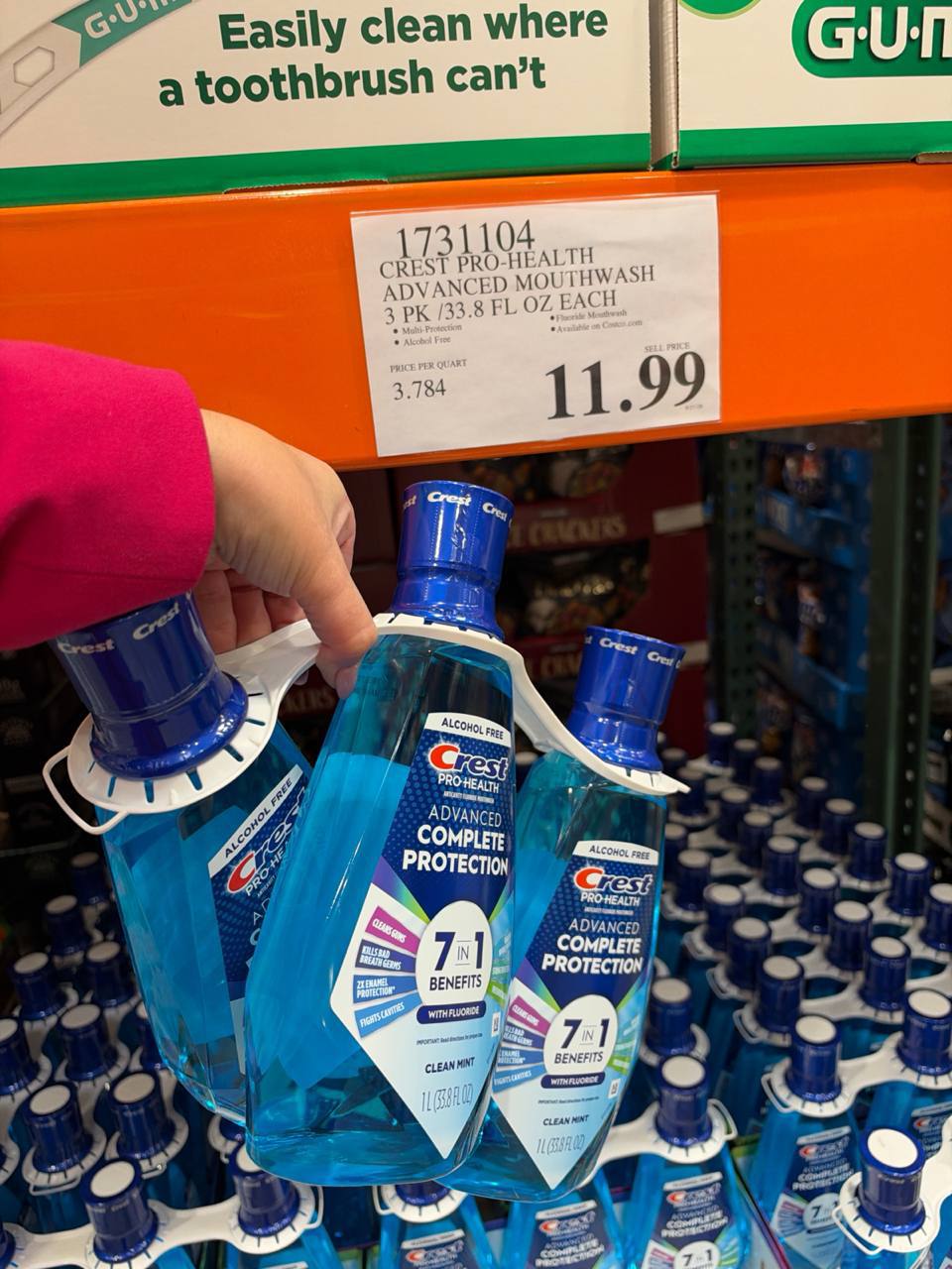Costco- Crest Pro Health Advanced Mouthwash