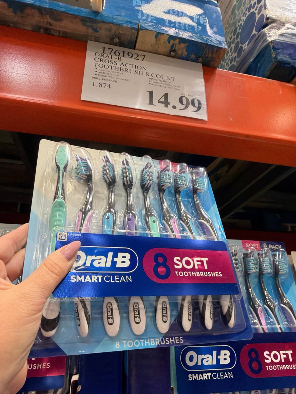 Costco- Oral-B Cross Action Toothbrush