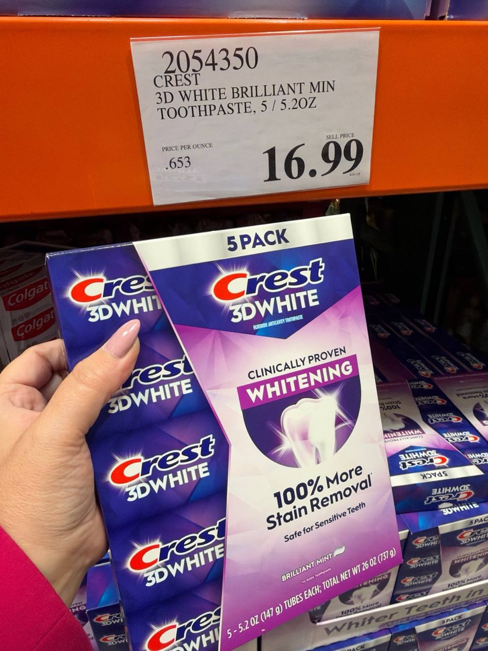 Costco - Crest Toothpaste