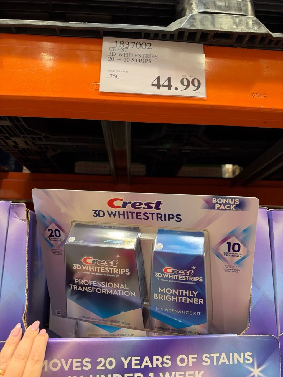 Costco - Crest 3D Whitestrips