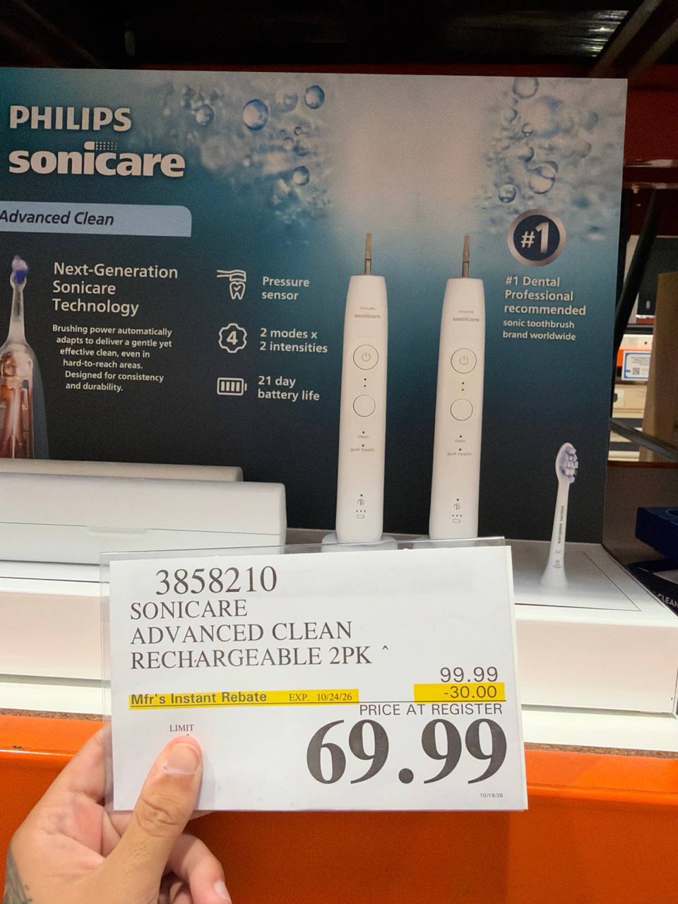 Costco- Philips Sonicare Advanced Clean