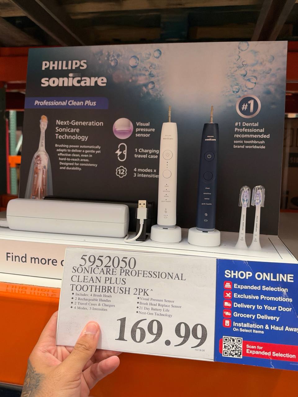 Costco- Sonicare Professional Clean Plus