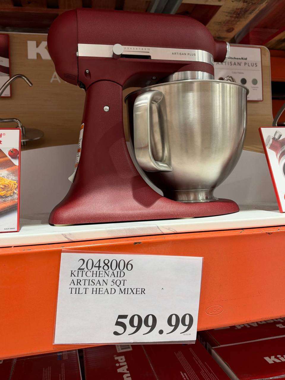 Costco- KitchenAid Artisan Plus 5qt Tilt-Head Stand Mixer