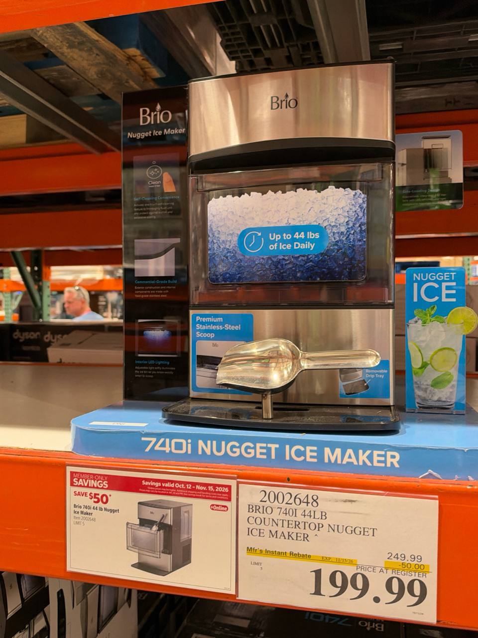 Costco- Brio 740i Countertop Nugget Ice Maker