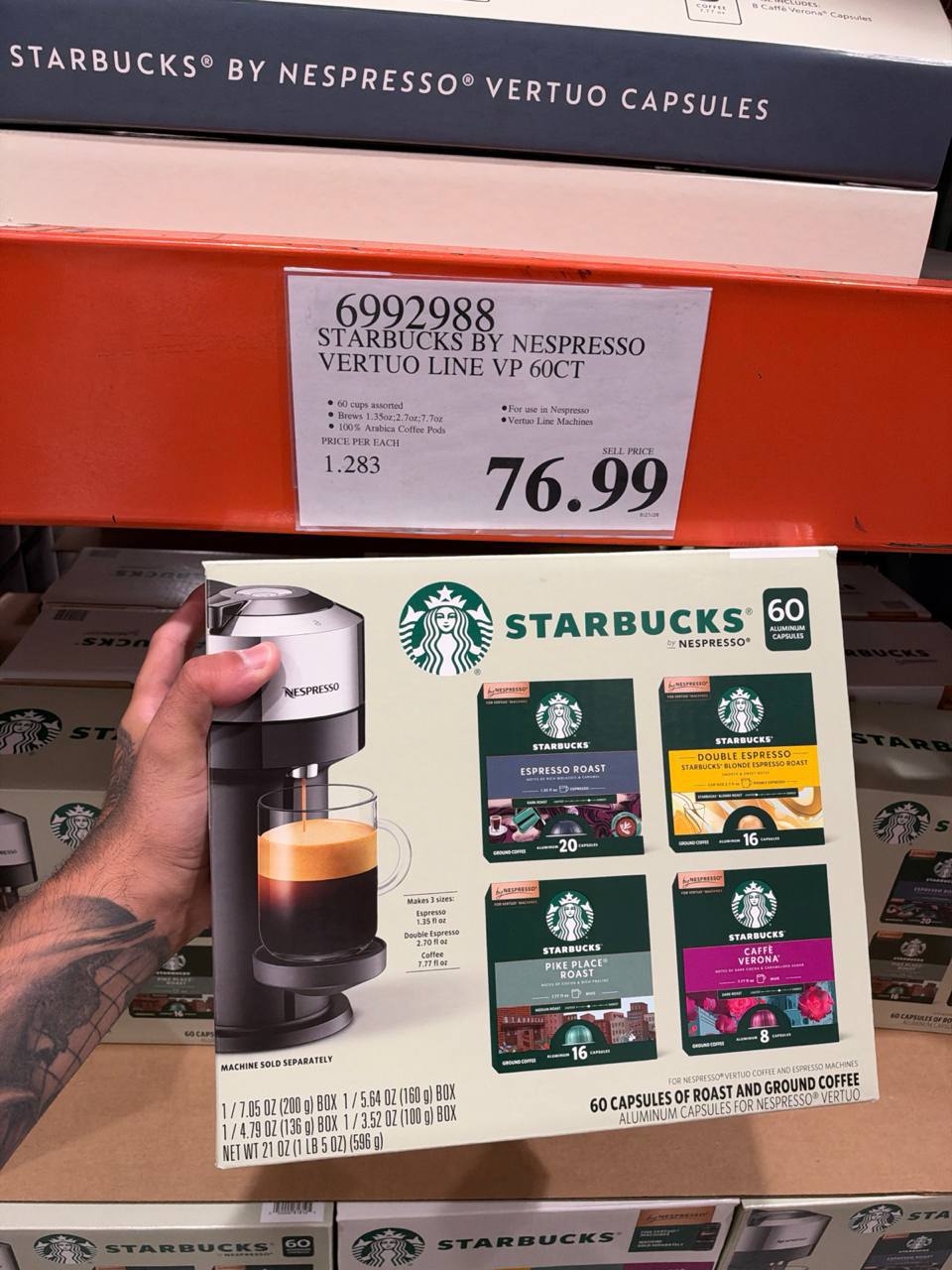 Costco- Starbucks by Nespresso Vertuo Line