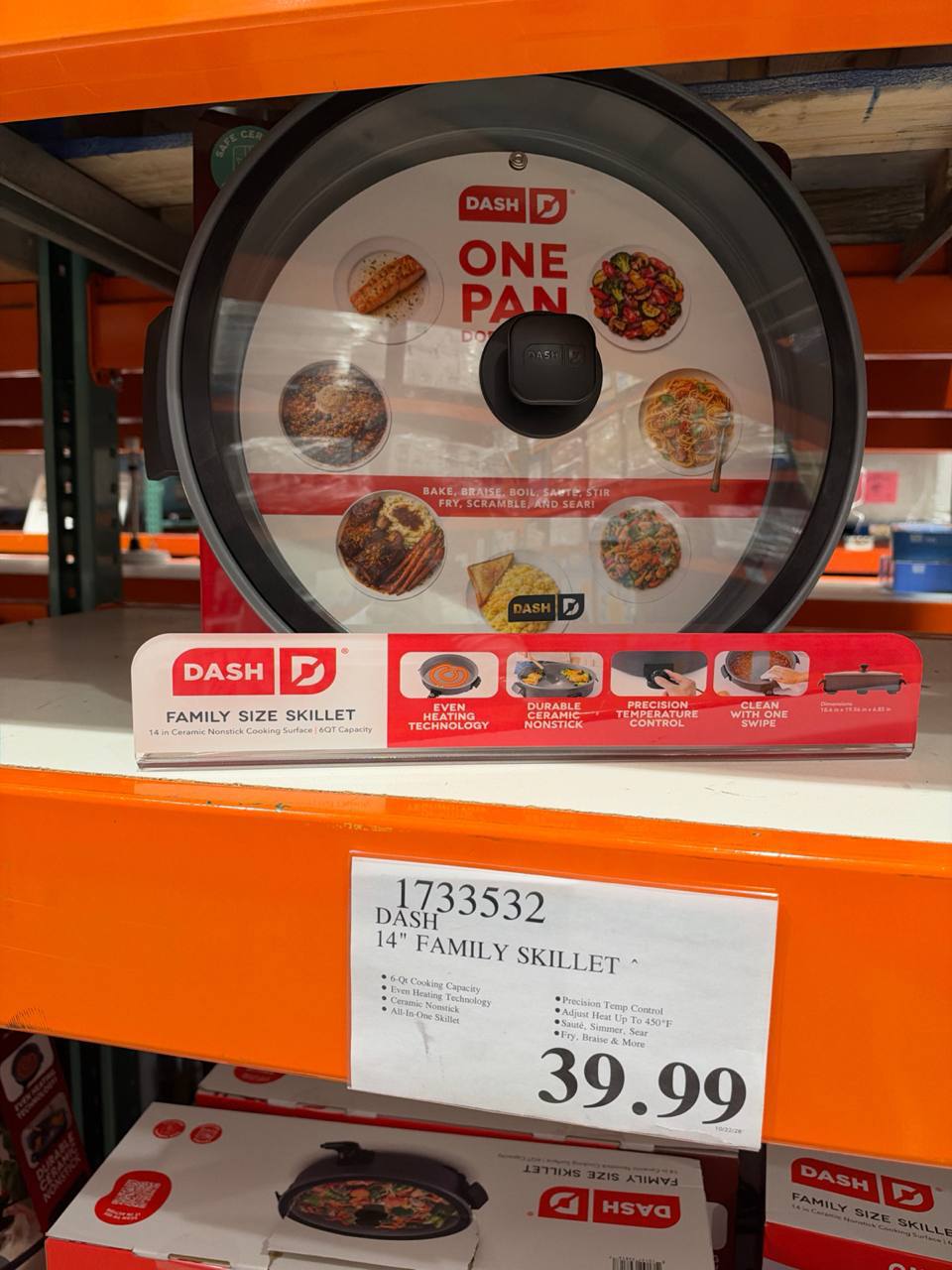 Costco- Dash 14” Family Skillet