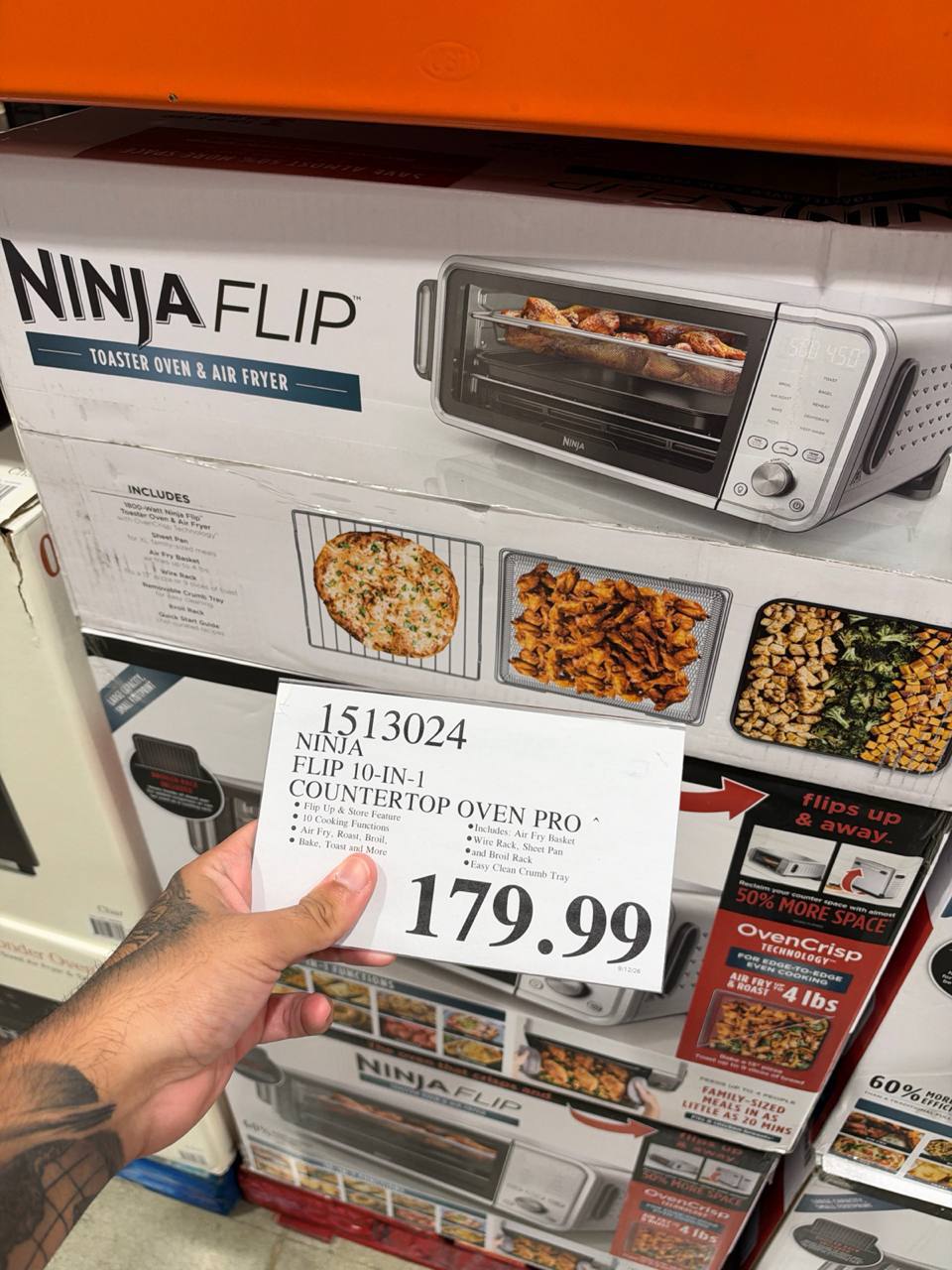 Costco- Ninja Flip 10-in-1 Countertop Oven Pro