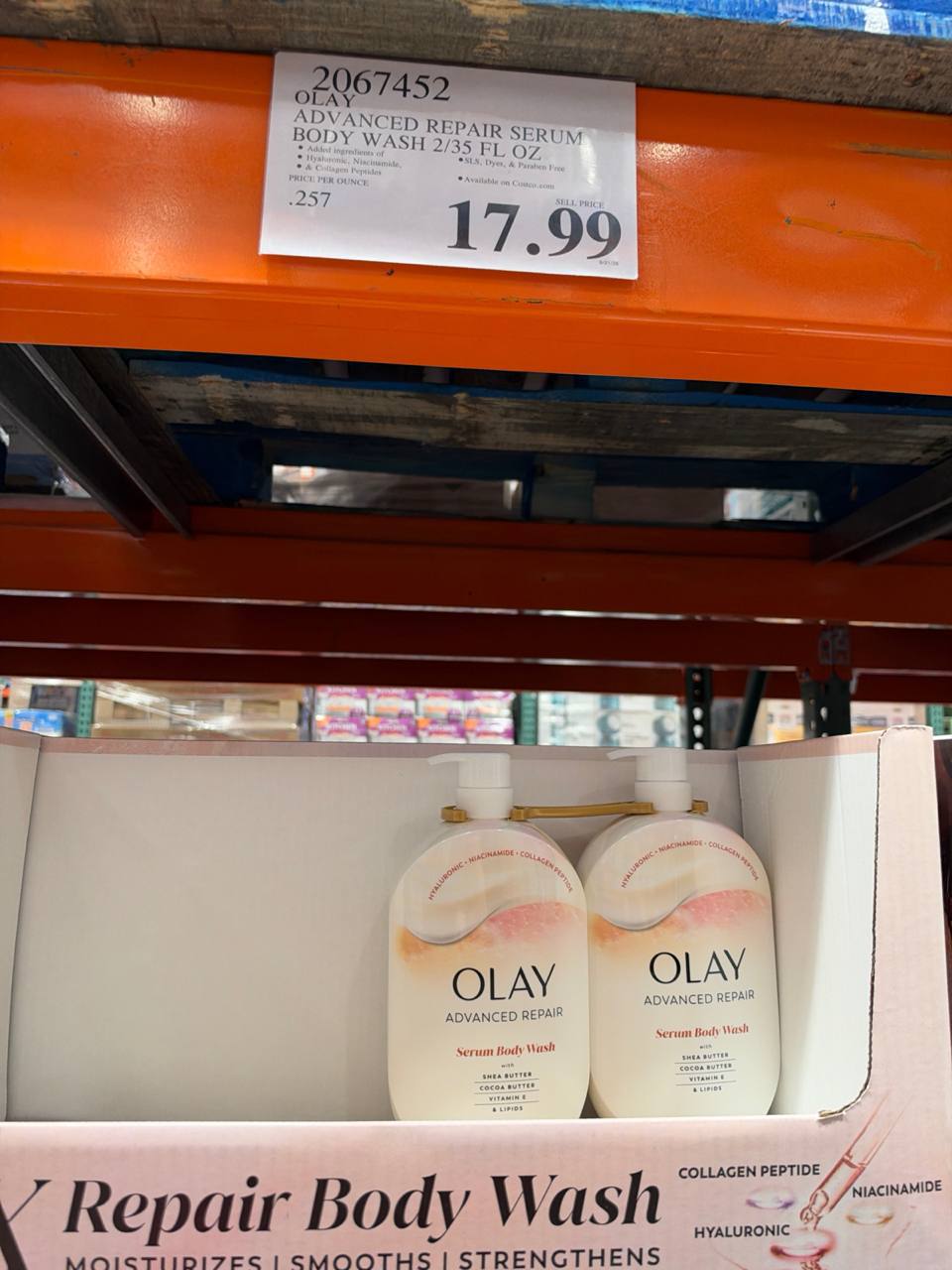 Costco- Olay Advanced Repair Serum Body Wash