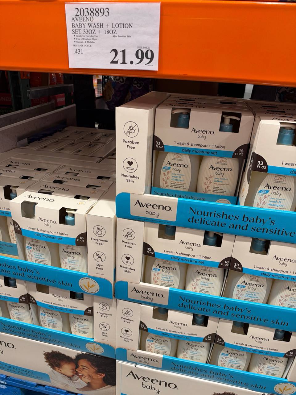 Costco- Aveeno Baby Daily Moisture Set