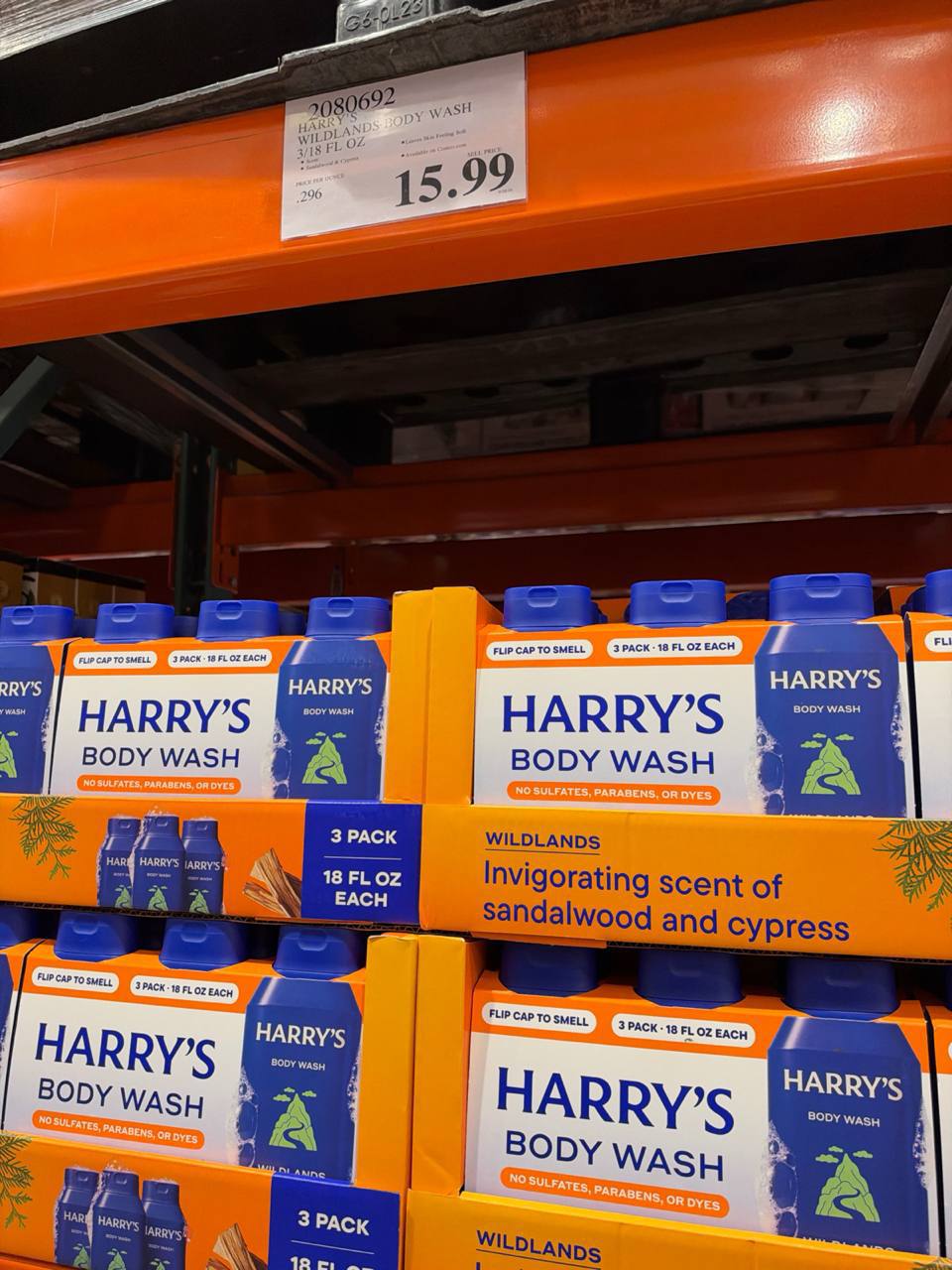 Costco-  Harry’s Wildlands Body Wash