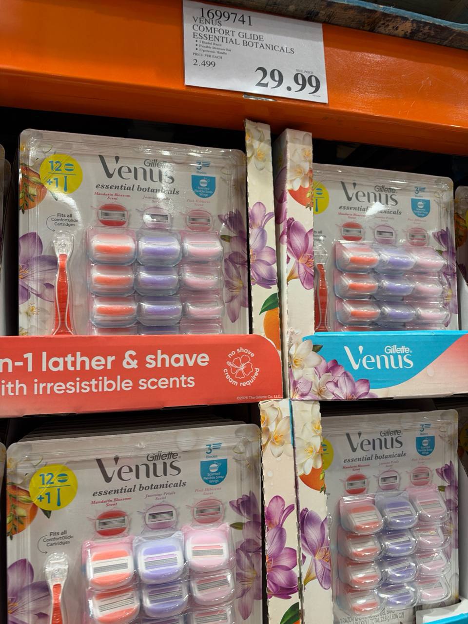 Costco-  Gillette Venus ComfortGlide Essential Botanicals