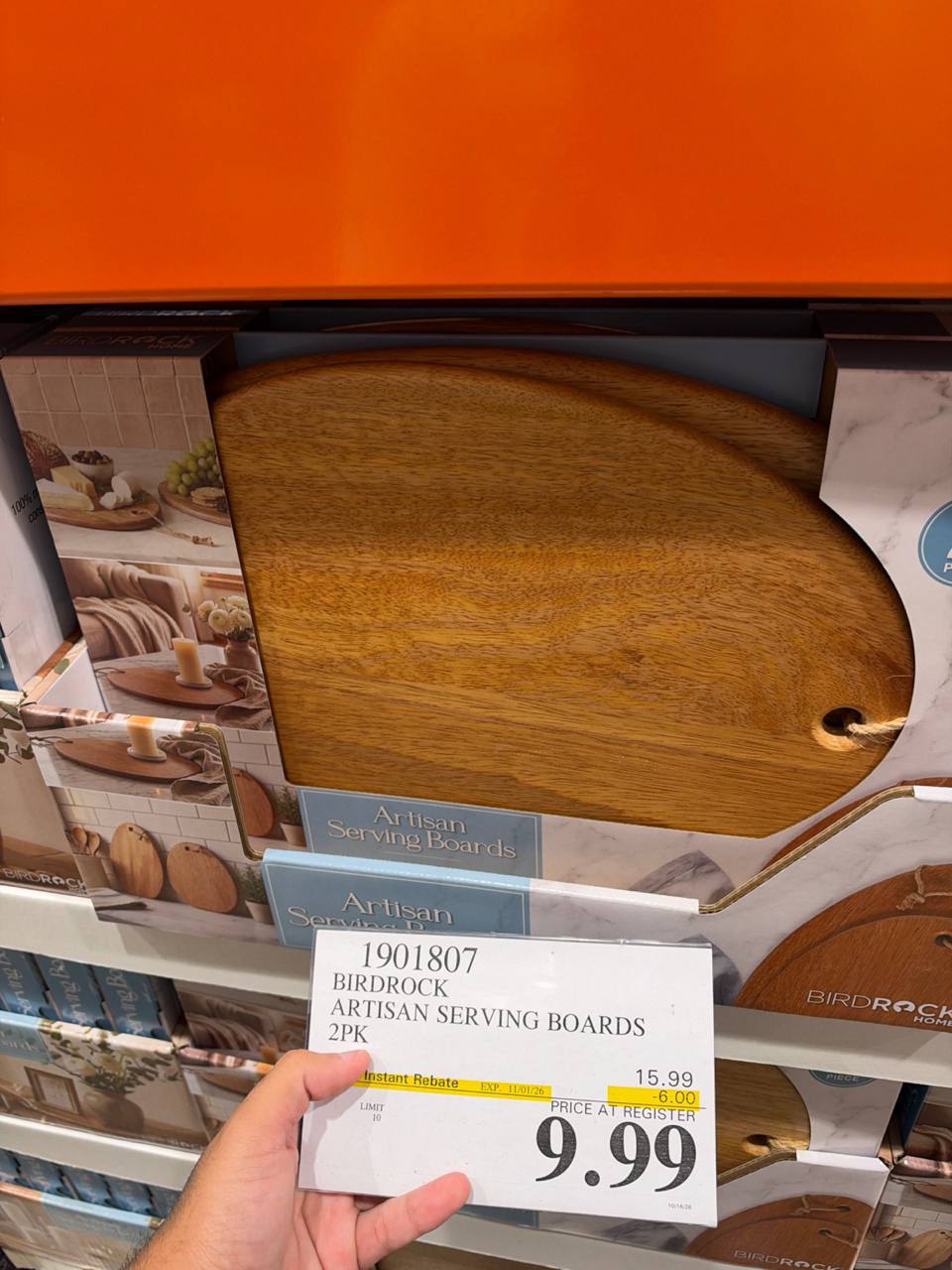 Costco-  BirdRock Home Artisan Serving Boards