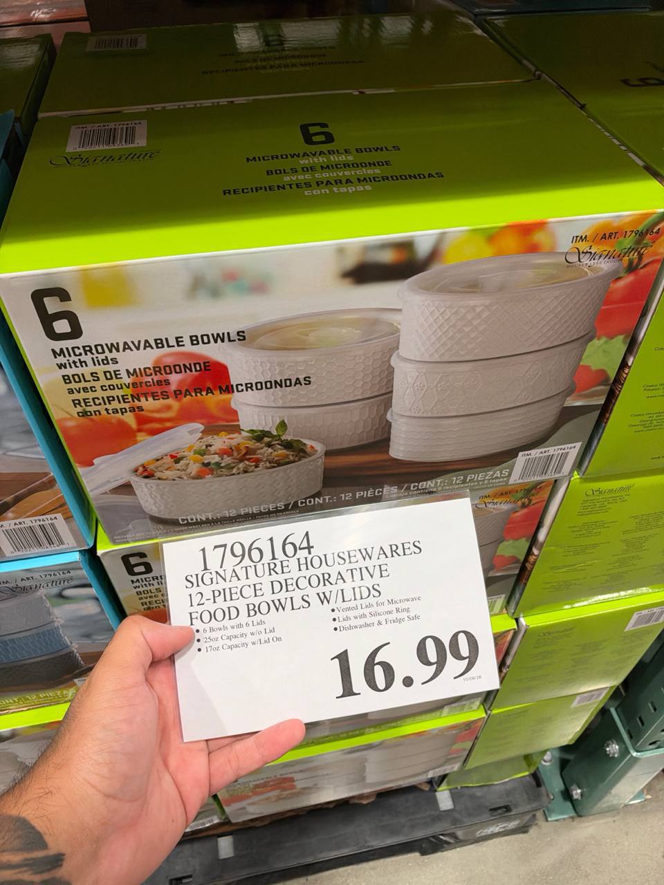 Costco- Signature Housewares 12-Piece Decorative Food Bowls