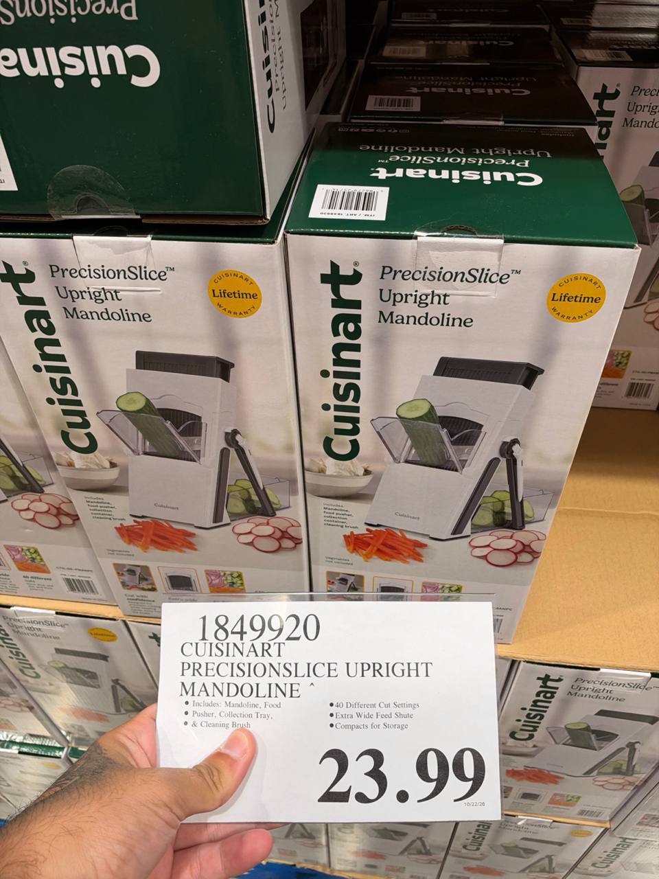 Costco- Cuisinart PrecisionSlice Upright Mandoline