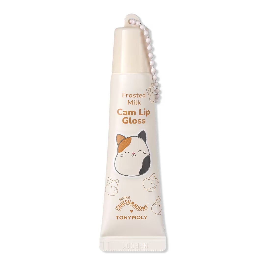 Ulta Beauty - TONYMOLY Squishmallows Key Chain High Shine Lip Gloss: Color Cam Frosted Milk
