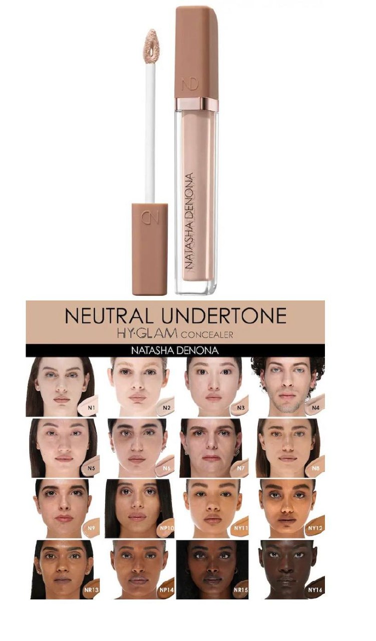 Sephora - NATASHA DENONA Hy-Glam Brightening & Hydrating Medium to Full Coverage Crease Proof Serum Concealer