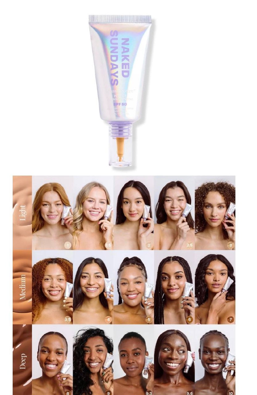 Ulta- Naked Sundays BeautyScreen Peptide Foundation Tint SPF 50