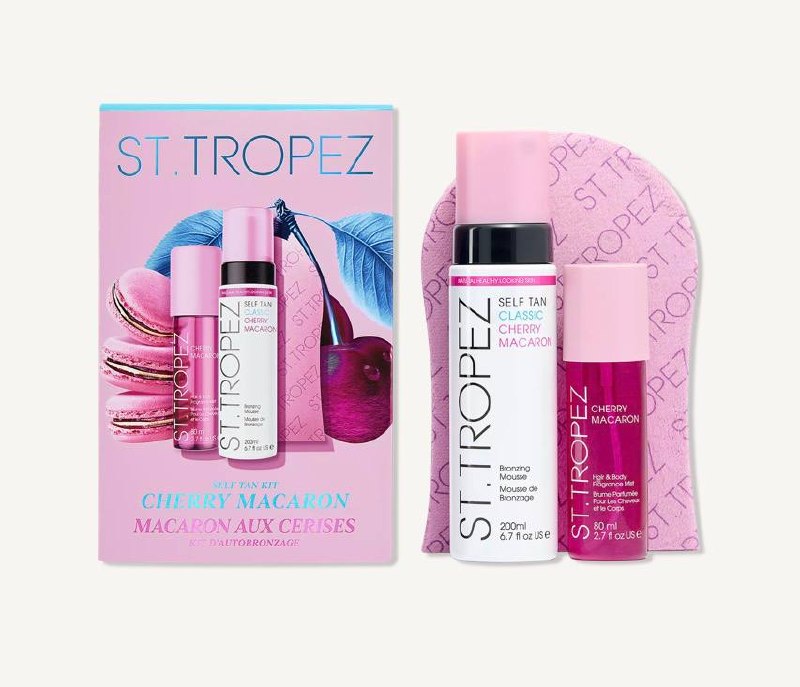 Ulta- St. Tropez Cherry Macaron Self Tan and Body Mist Set