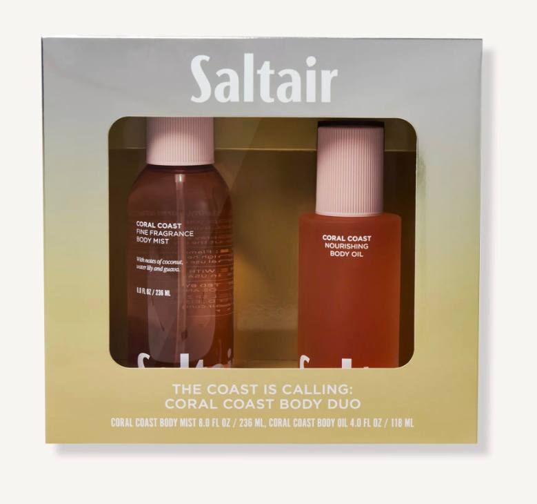 Ulta- Saltair The Coast Is Calling: Coral Coast Body Duo Holiday Set