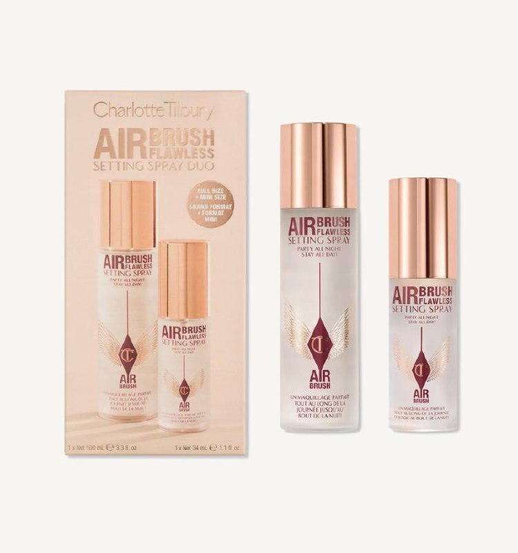 Ulta- Charlotte Tilbury Airbrush Flawless Setting Spray Duo