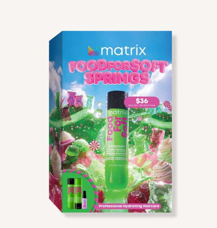 Ulta- Matrix Matrixland Food For Soft Springs Holiday Gift Set